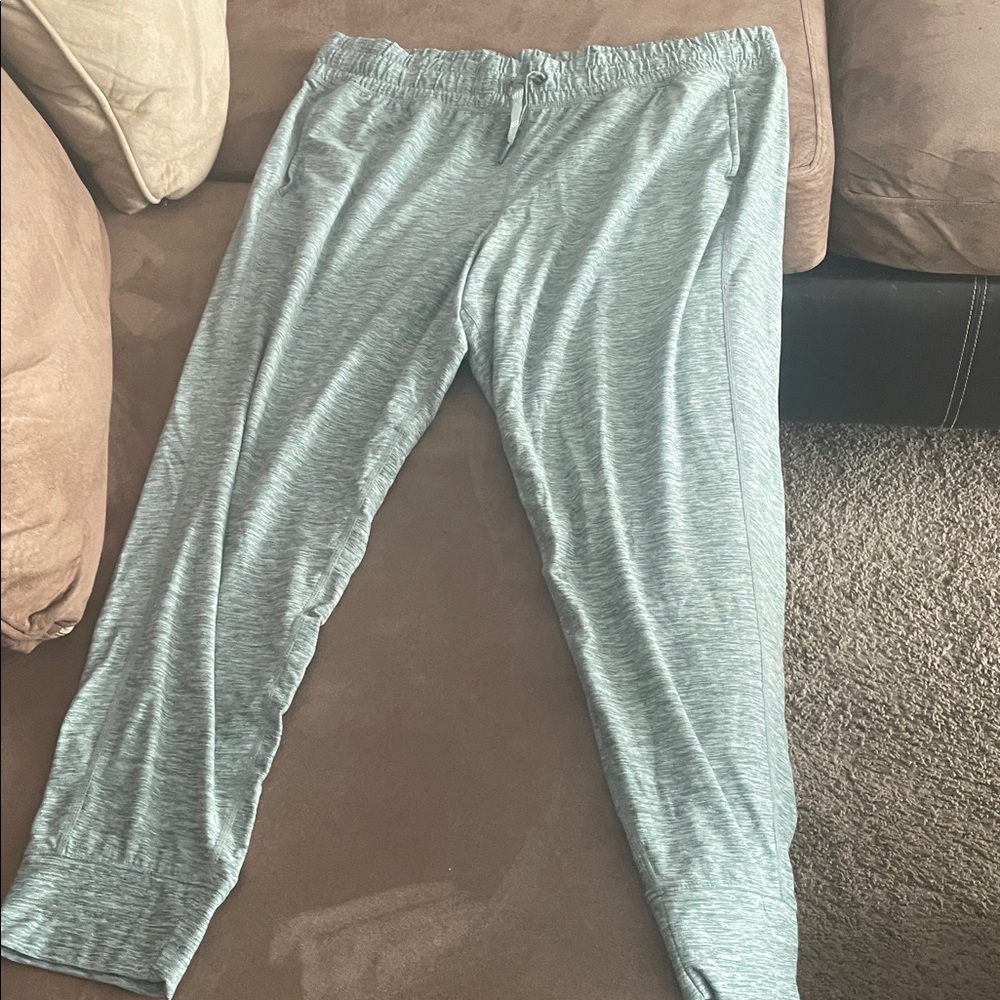 Women's Light Gray Jogger Track Pants - Casual Comfort